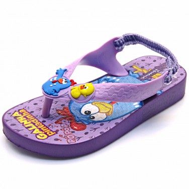 Chinelo Baby com Elástico Galinha Pintadinha Grendene Kid´s