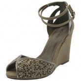 Peep Toe Anabela Mixage